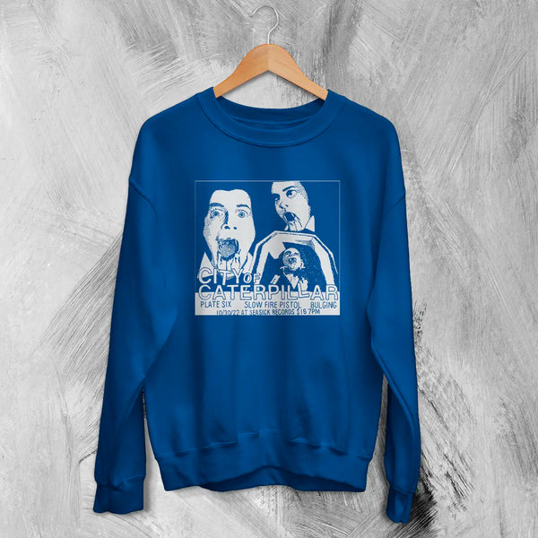 City of Caterpillar Sweatshirt Tour Concert Shirt Vintage Screamo Graphic Tee
