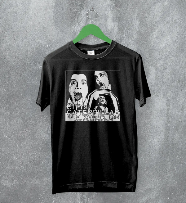 City of Caterpillar T-Shirt Tour Concert Shirt Vintage Screamo Graphic Tee