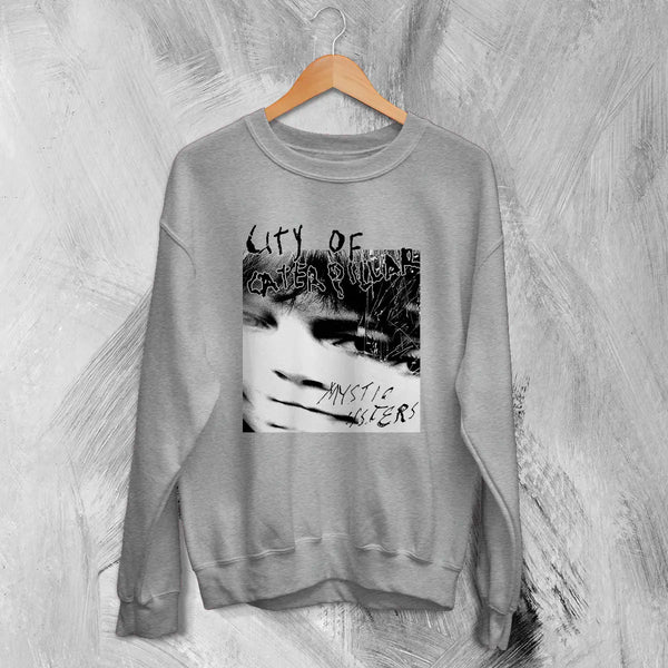 City of Caterpillar Sweatshirt Mystic Sisters Shirt Screamo Album Concert Graphic Tee