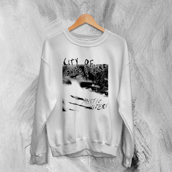 City of Caterpillar Sweatshirt Mystic Sisters Shirt Screamo Album Concert Graphic Tee