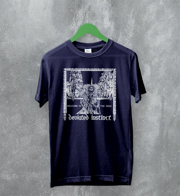 Deviated Instinct Welcome to the Orgy T-Shirt Extreme Metal Deviated Instinct Shirt