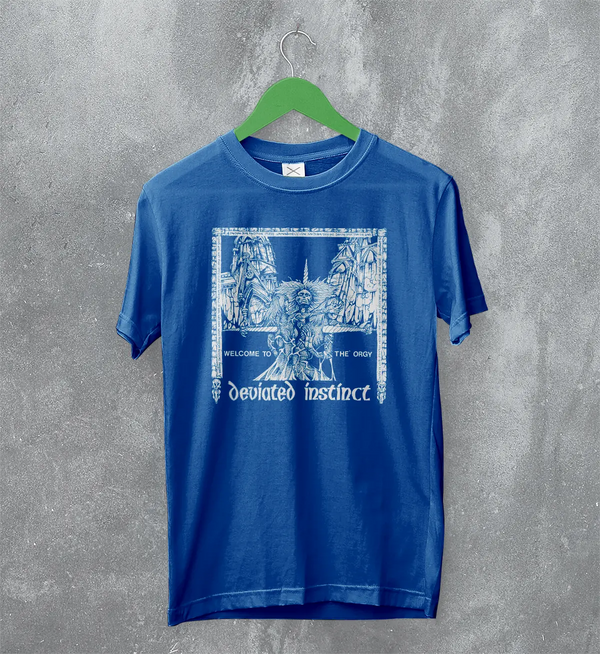 Deviated Instinct Welcome to the Orgy T-Shirt Extreme Metal Deviated Instinct Shirt