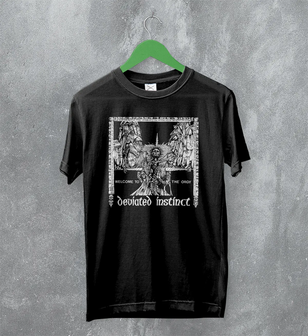 Deviated Instinct Welcome to the Orgy T-Shirt Extreme Metal Deviated Instinct Shirt