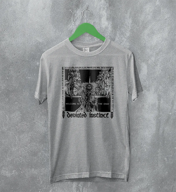 Deviated Instinct Welcome to the Orgy T-Shirt Extreme Metal Deviated Instinct Shirt