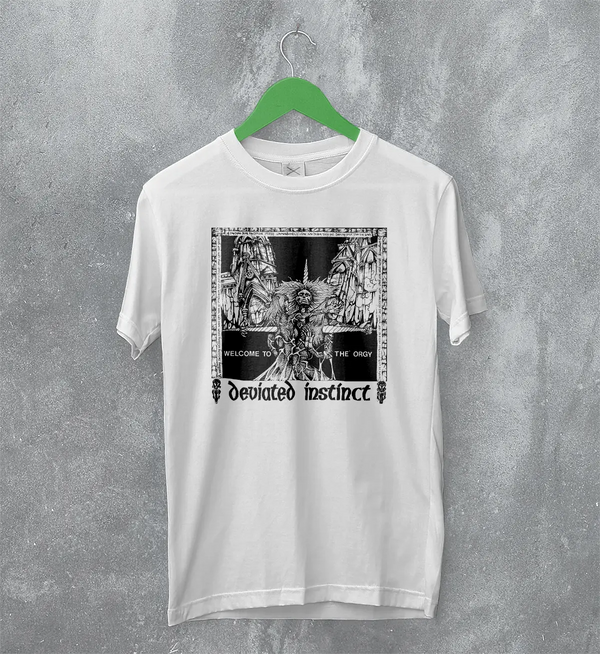 Deviated Instinct Welcome to the Orgy T-Shirt Extreme Metal Deviated Instinct Shirt