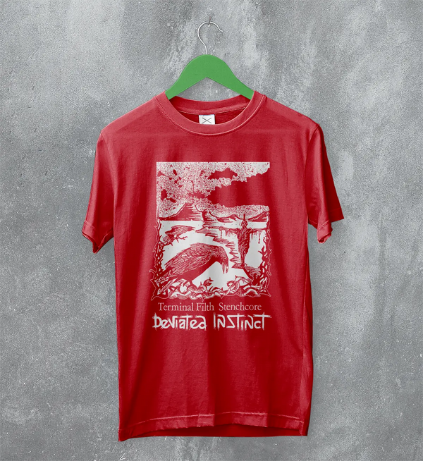 Deviated Instinct Terminal Filth Stenchcore T-Shirt Metal Music Deviated Instinct Shirt