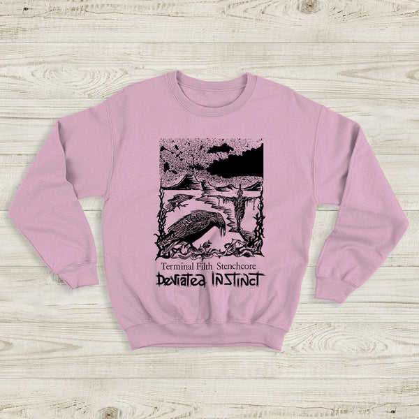 Deviated Instinct Terminal Filth Stenchcore Sweatshirt Metal Music Deviated Instinct Shirt