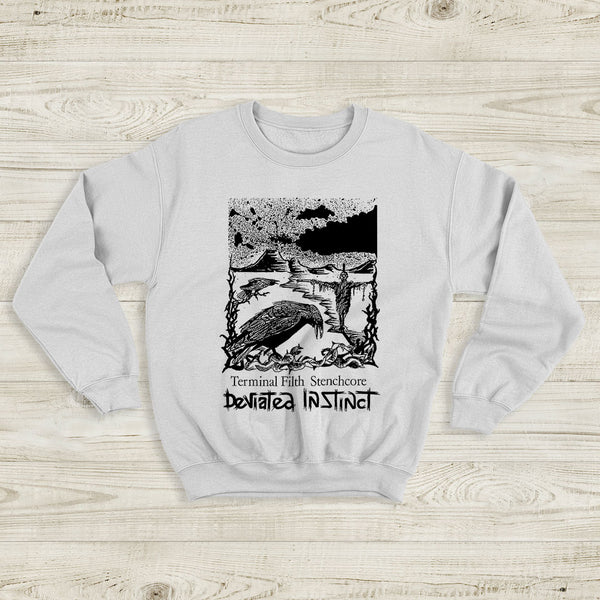 Deviated Instinct Terminal Filth Stenchcore Sweatshirt Metal Music Deviated Instinct Shirt