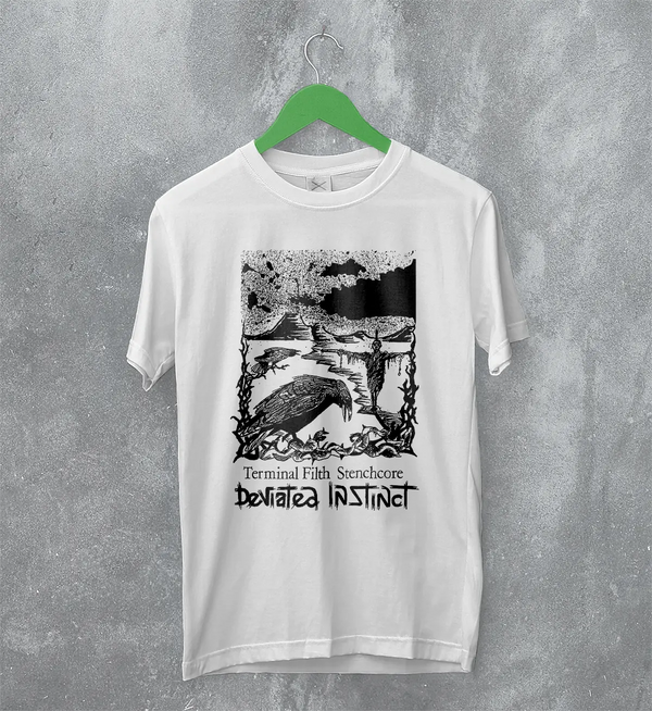 Deviated Instinct Terminal Filth Stenchcore T-Shirt Metal Music Deviated Instinct Shirt