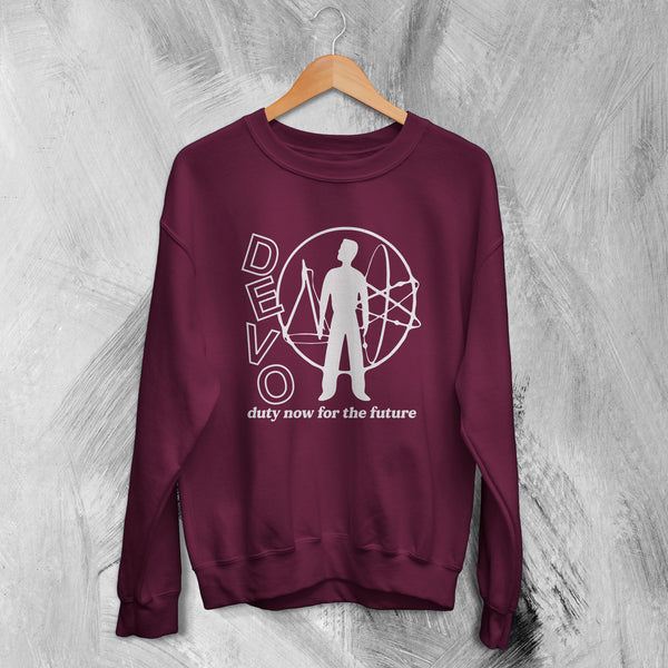 Devo Sweatshirt Duty Now for the Future Sweater Band Shirt New Wave