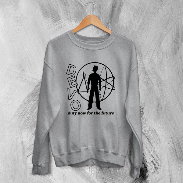 Devo Sweatshirt Duty Now for the Future Sweater Band Shirt New Wave