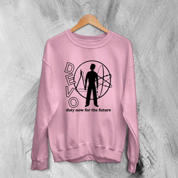 Devo Sweatshirt Duty Now for the Future Sweater Band Shirt New Wave
