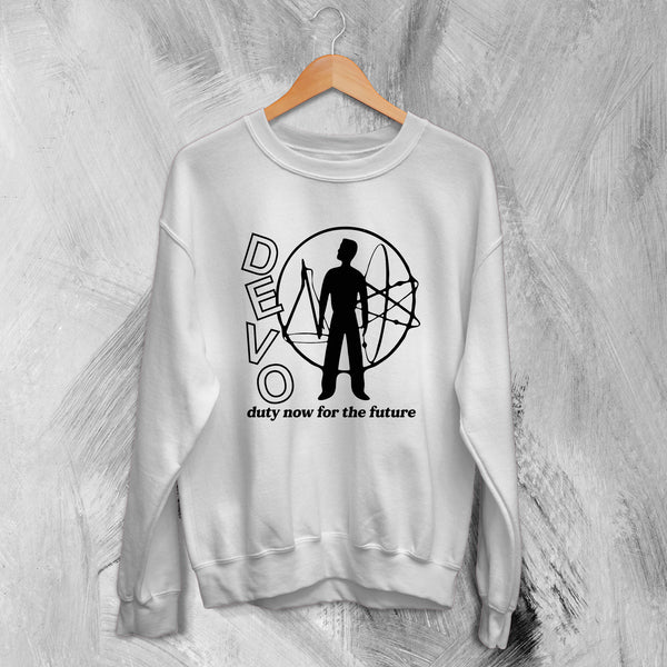 Devo Sweatshirt Duty Now for the Future Sweater Band Shirt New Wave
