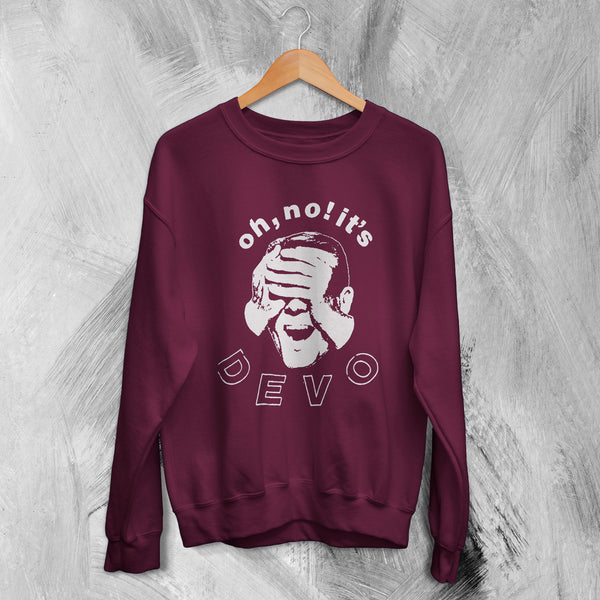 Devo Sweatshirt Oh, No! It's Sweater New Wave Shirt Album 80s Band