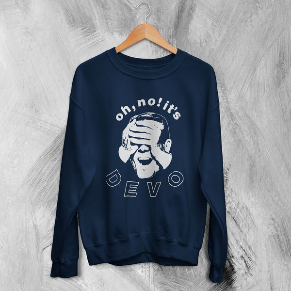 Devo Sweatshirt Oh, No! It's Sweater New Wave Shirt Album 80s Band