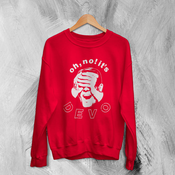 Devo Sweatshirt Oh, No! It's Sweater New Wave Shirt Album 80s Band