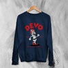 Devo Sweatshirt De-Evolution Sweater New Wave Shirt 80s Band Logo