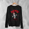 Devo Sweatshirt De-Evolution Sweater New Wave Shirt 80s Band Logo