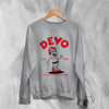 Devo Sweatshirt De-Evolution Sweater New Wave Shirt 80s Band Logo