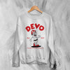 Devo Sweatshirt De-Evolution Sweater New Wave Shirt 80s Band Logo