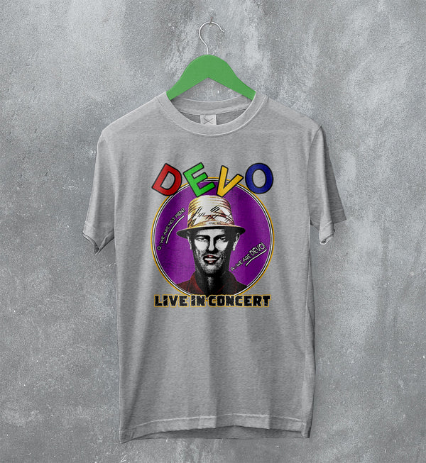 Devo Bootleg T-Shirt Live in Concert Tee Tour Devo Shirt New Wave Band
