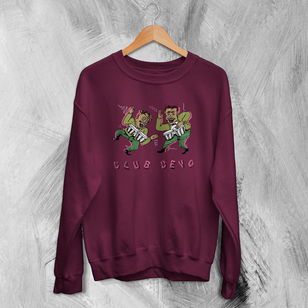 Devo Sweatshirt Tour Concert Sweater Club Devo Shirt New Wave Band