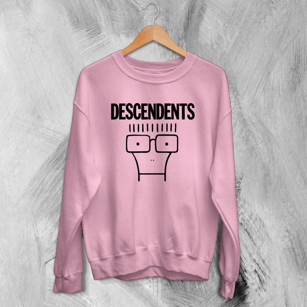 Descendents Sweatshirt Band Logo Sweater Vintage Cartoon Milo Shirt Punk
