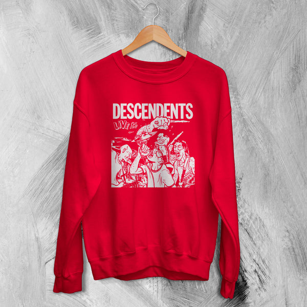 Descendents Sweatshirt Live Plus One Sweater Punk Band Shirt 80s Music
