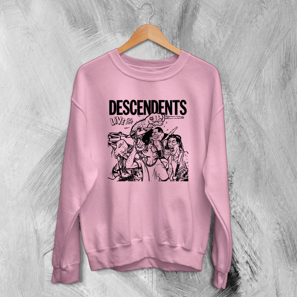 Descendents Sweatshirt Live Plus One Sweater Punk Band Shirt 80s Music