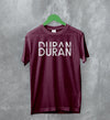 Duran Duran Logo T-Shirt Pop Concert Tee Duran Duran Shirt 80s Band Music