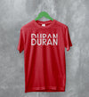 Duran Duran Logo T-Shirt Pop Concert Tee Duran Duran Shirt 80s Band Music