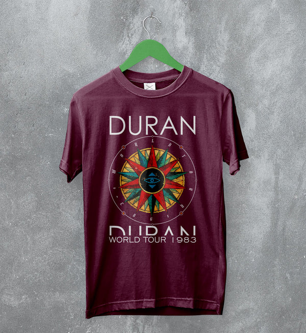 Duran Duran T-Shirt World Tour Tee Live Concert Shirt 1983 Band Merch