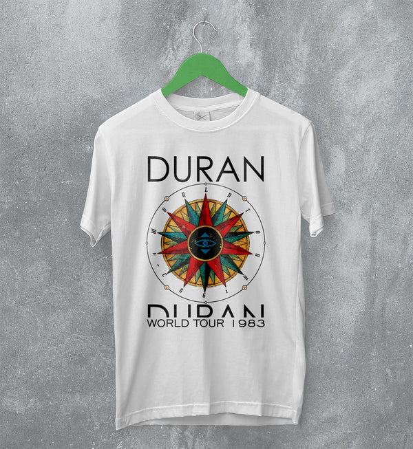 Duran Duran T-Shirt World Tour Tee Live Concert Shirt 1983 Band Merch