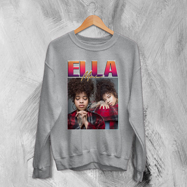 Vintage Ella Mai Sweatshirt RnB Ella Mai Bootleg Shirt R&B Music Fans Crewneck