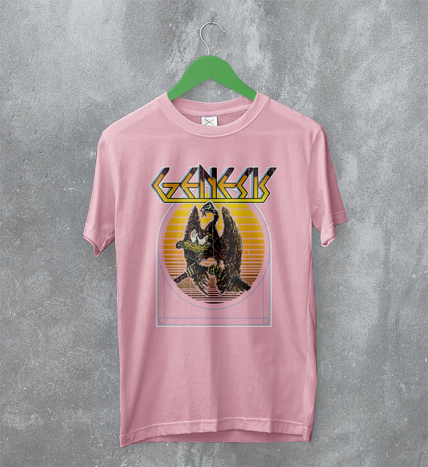 Genesis Dragon T-Shirt Art Genesis Shirt Rock Music Tee