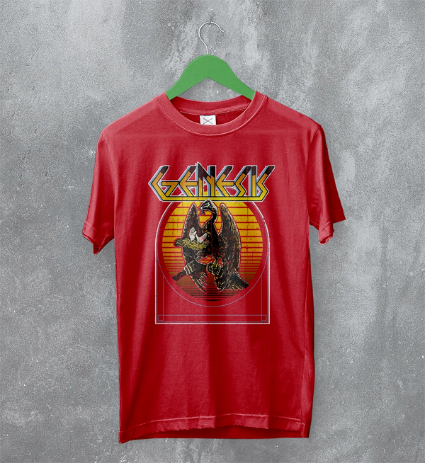 Genesis Dragon T-Shirt Art Genesis Shirt Rock Music Tee
