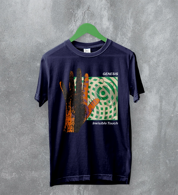 Genesis Invisible Touch T-Shirt Rock Genesis Shirt 90s Album Music Tee
