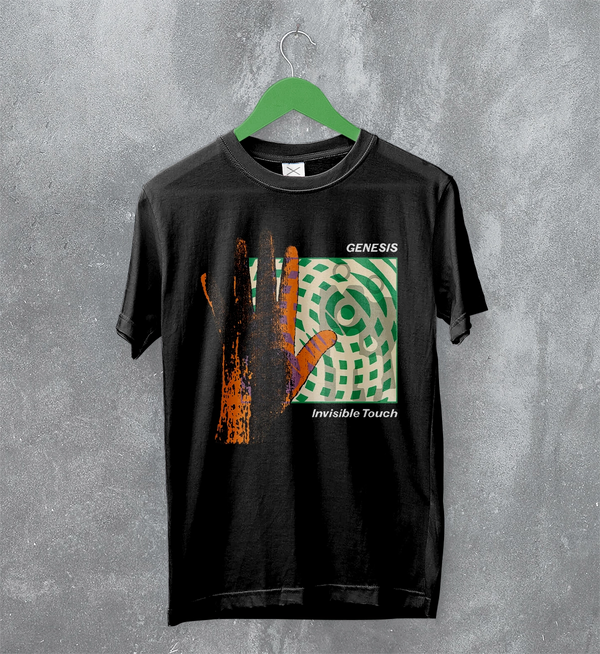 Genesis Invisible Touch T-Shirt Rock Genesis Shirt 90s Album Music Tee