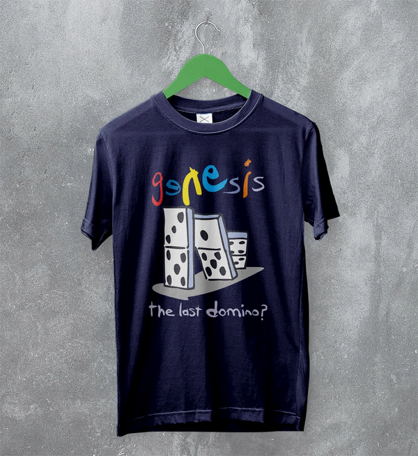 Genesis Tour T-Shirt The Last Domino Genesis Shirt Concert Music Tee