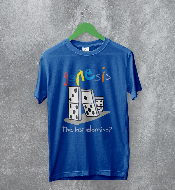 Genesis Tour T-Shirt The Last Domino Genesis Shirt Concert Music Tee