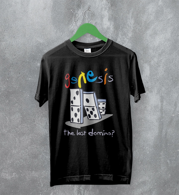 Genesis Tour T-Shirt The Last Domino Genesis Shirt Concert Music Tee