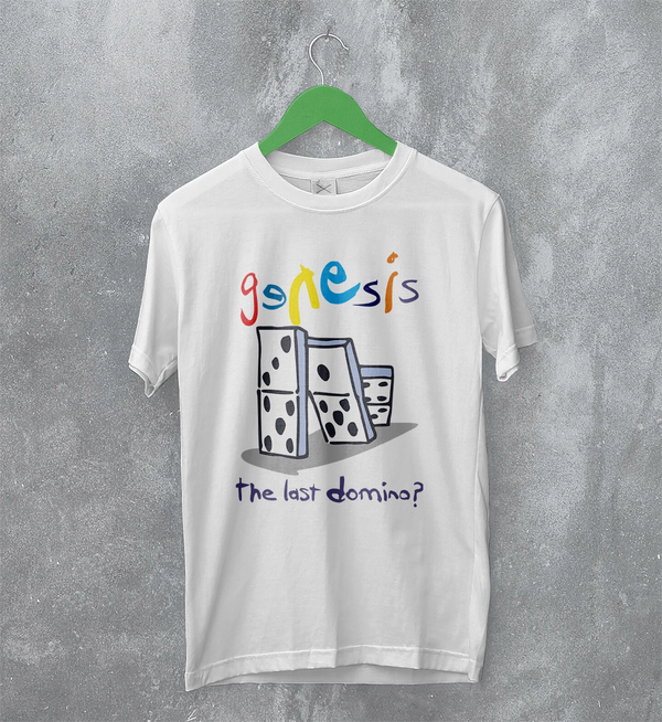 Genesis Tour T-Shirt The Last Domino Genesis Shirt Concert Music Tee