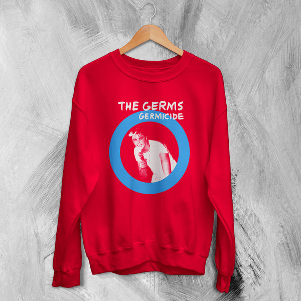 Germs Sweatshirt Germicide Sweater Darby Crash Shirt 80s Hardcore Album