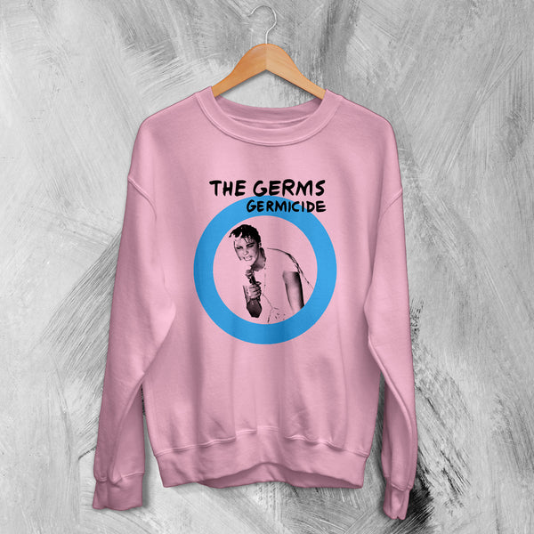 Germs Sweatshirt Germicide Sweater Darby Crash Shirt 80s Hardcore Album