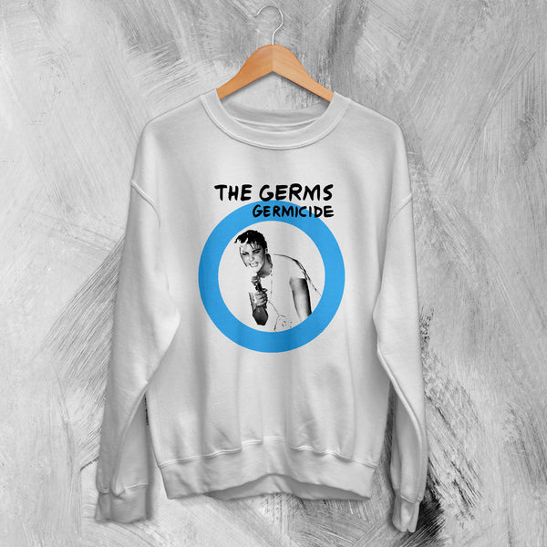 Germs Sweatshirt Germicide Sweater Darby Crash Shirt 80s Hardcore Album