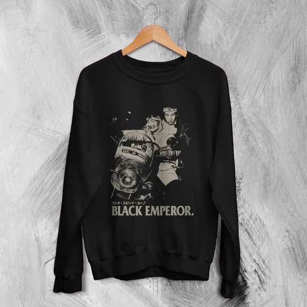 Godspeed You! Black Emperor Sweatshirt Bōsōzoku 70s Black Emperors Shirt Movie Merch
