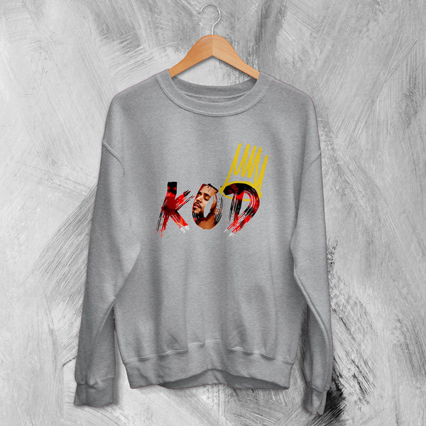 Logo J Cole Sweatshirt Rapper Tour Sweater J Cole Shirt KOD Rap Merch