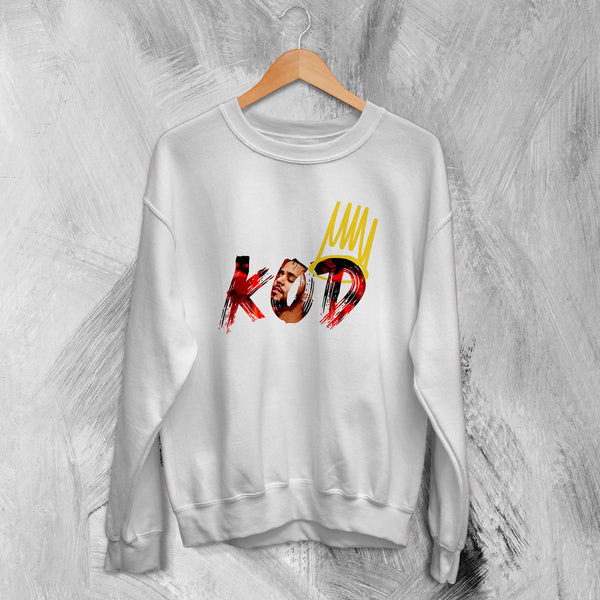 Logo J Cole Sweatshirt Rapper Tour Sweater J Cole Shirt KOD Rap Merch