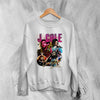 Bootleg J Cole Sweatshirt Crooked Smile Sweater Vintage Tour Rap Shirt