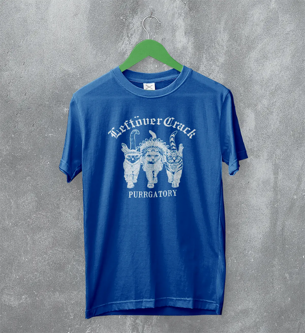 Leftover Crack T-Shirt Purrgatory Shirt Forever Cat Rock Music Merch